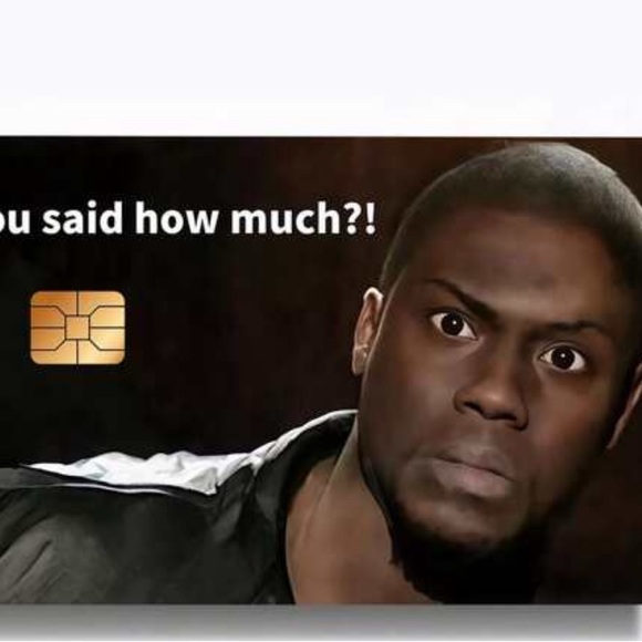 Choose one Funny Meme credit Card sticker Design - Picture 1 of 10